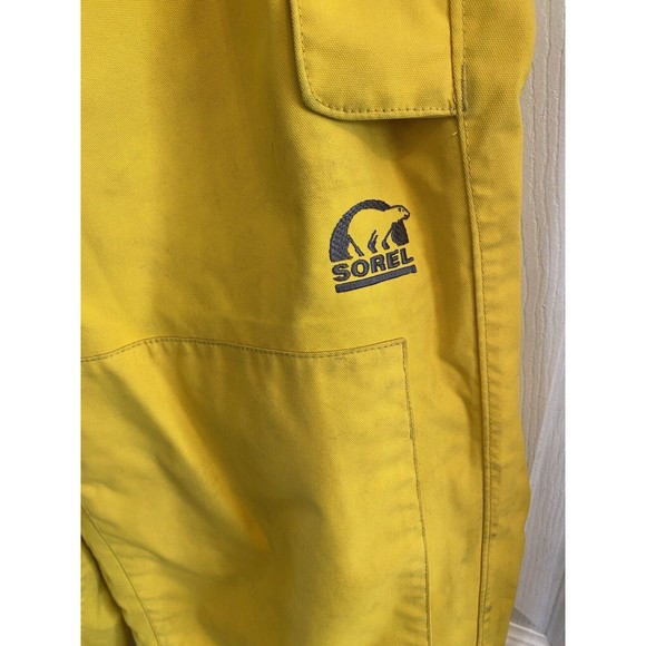 Sorel Men Yellow Omni-Tech Waterproof Jacket & Pants Snap Button Combo - Picture 12 of 16